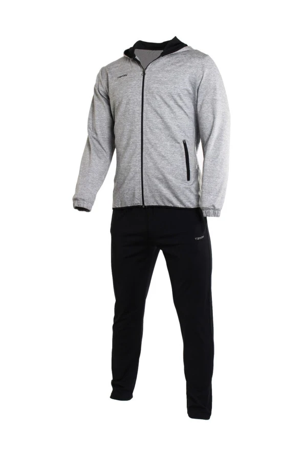 TRYON POLYESTER EŞOFMAN CHANGE KATYONİK GRİ-SİYAH ürün görseli 1