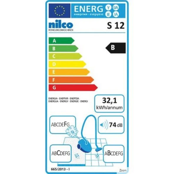 Nilco S 12 Kuru Vakum Süpürgesi - Resim 4