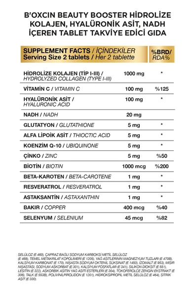 Bioxcin Beauty Booster 60 Tablet - Resim 2