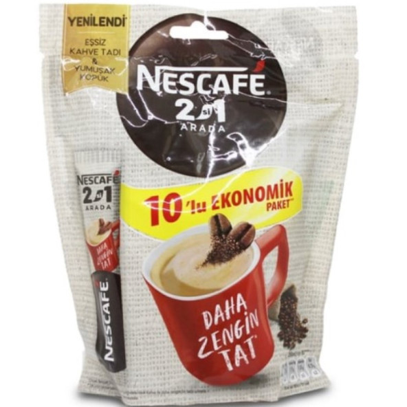 Nescafe 2 si 1 Arada 10'lu Ekonomik Paket ürün görseli 1