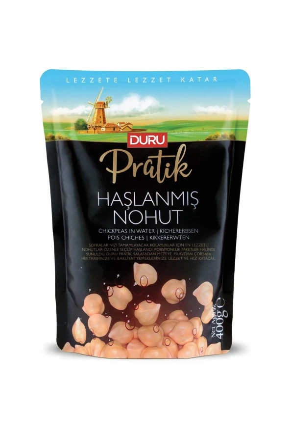 DURU BULGUR Pratik Haşlanmış Nohut 400 G ürün görseli 1