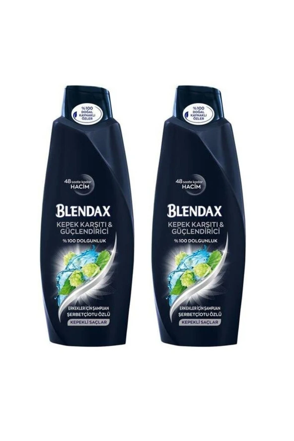 Blendax Men Kepeğe Karşı Etkili Doğal Kil Özlü Şampuan 500 ml 2 Adet ürün görseli 1