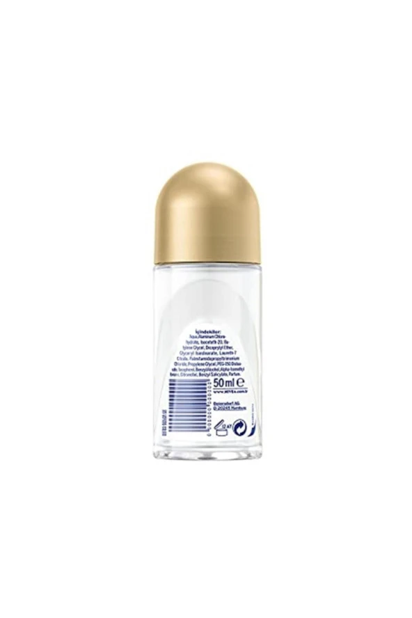 NİVEA Black & White Invisible - Ipeksi Pürüzsüzlük Roll On Deodorant 50 Ml ürün görseli 1
