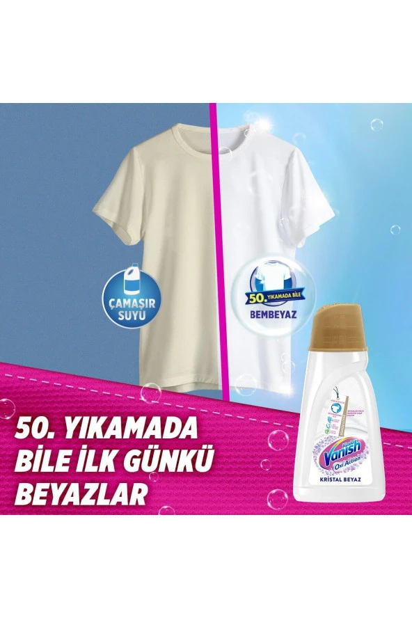 VANİSH Kosla Multipower Beyazlar Için Jel Leke Çıkarıcı Deterjan Güçlendirici 1000 Ml ürün görseli 1