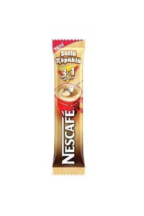 NESTLE Nescafe 3'Ü 1 Arada Sütlü Köpüklü 192'Li ( 4 X 48'Li ) ürün görseli 1