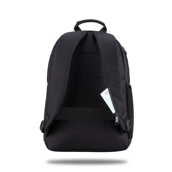 Classone Mila TX100 Serisi 15,6 inch , Su Geçirmez Kumaş ve Su Geçirmez fermuar Notebook, Laptop , Macbook Sırt Çantası -Siyah - Resim 5