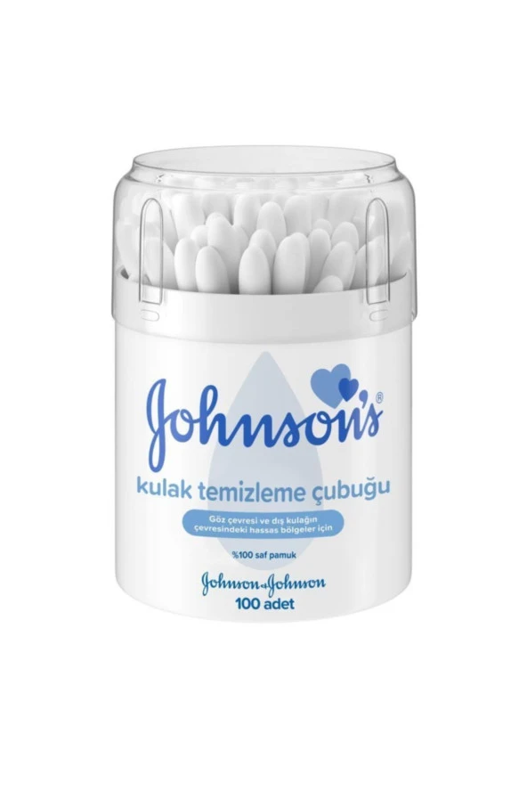 JOHNSON & JOHNSON Johnson'S Baby Kulak Temizleme Çubuğu 100'Lü ürün görseli 1