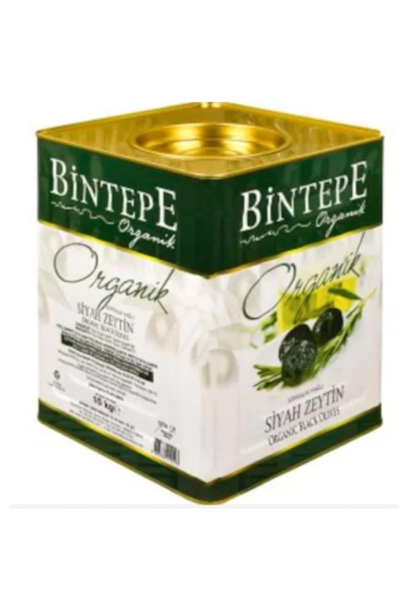 BİNTEPE ORGANİK Siyah Zeytin Teneke 10 Kg ürün görseli 1