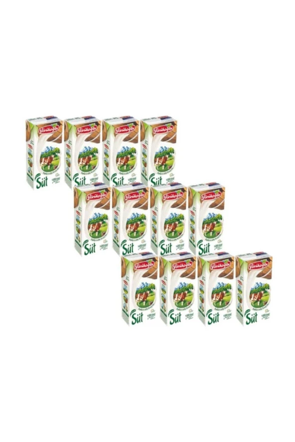 YÖRÜK Oğlu Süt Tam Yağlı 1 Lt  X 12 Adet (1 Koli) ürün görseli 1