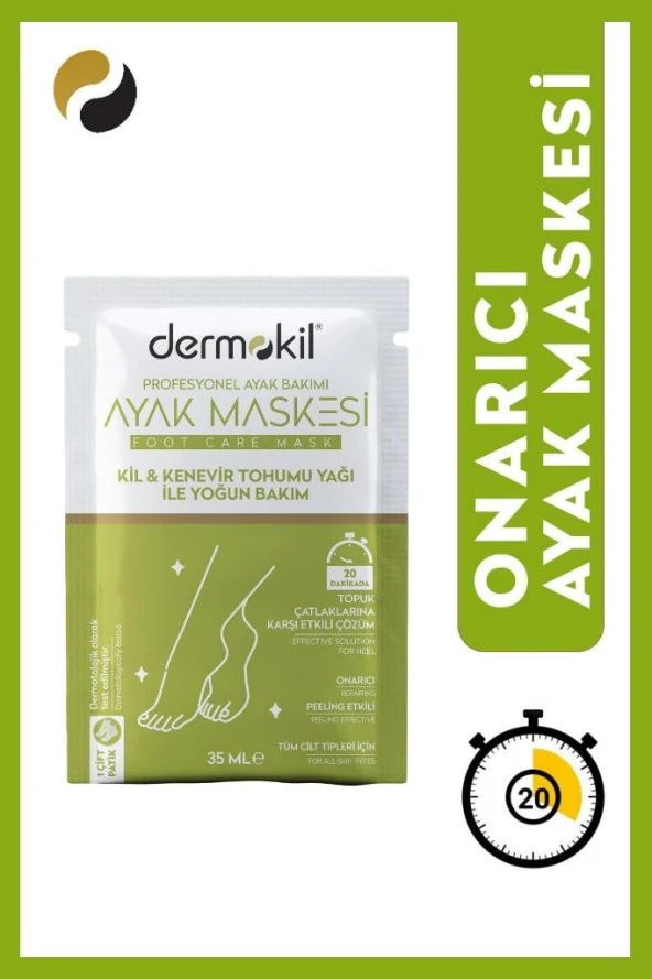 Dermokil 35 ML Ayak Bakım  Maskesi - Resim 2