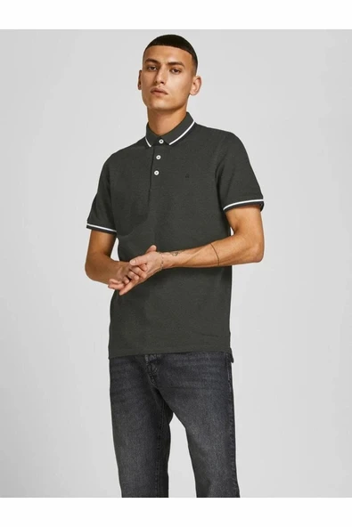 Jack Jones paulos Polo Yaka Erkek Tişört 12136668 ürün görseli 1