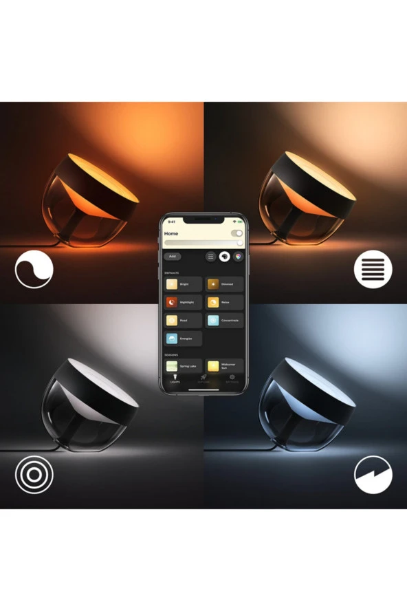 Philips Hue Iris Siyah - 929002376201 - Resim 3