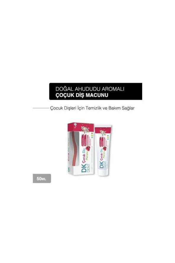 Dermokil Dk Dent Ahududulu + Diş Fırçası Hediyeli Çocuk Diş Macunu 50 Ml ürün görseli 1