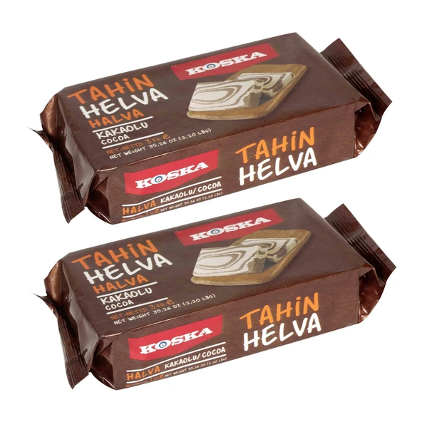 Koska Tahin Helvası 500 gr Kakaolu x 2 Adet ürün görseli 1