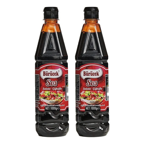 Bürücek Salata ve Çiğ Köfte Sosu 1000 ml 2 li ürün görseli 1