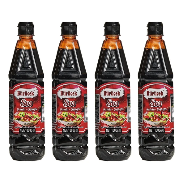Bürücek Salata ve Çiğ Köfte Sosu 1000 ml 4 lü ürün görseli 1