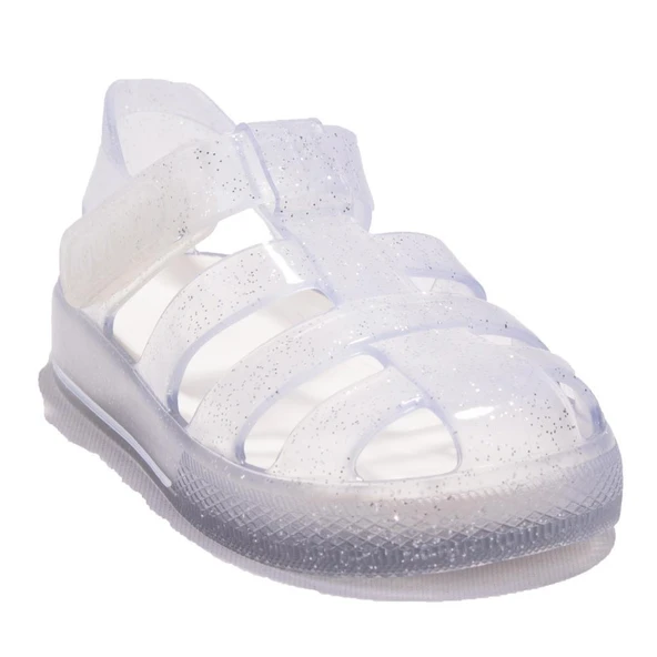 Igor S10265C Star Glitter Beyaz Ortopedik Günlük Kız Çocuk Sandalet ürün görseli 1
