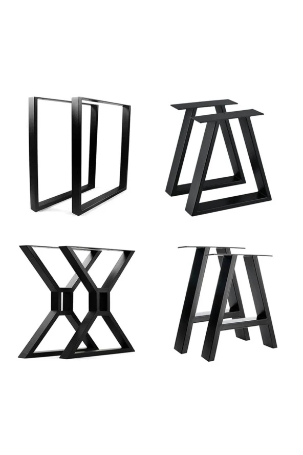 Sehpa Ayağı Metal Şekilli Siyah Metal Ayak(1 ADETTİR)model Belirtiniz) ürün görseli 1