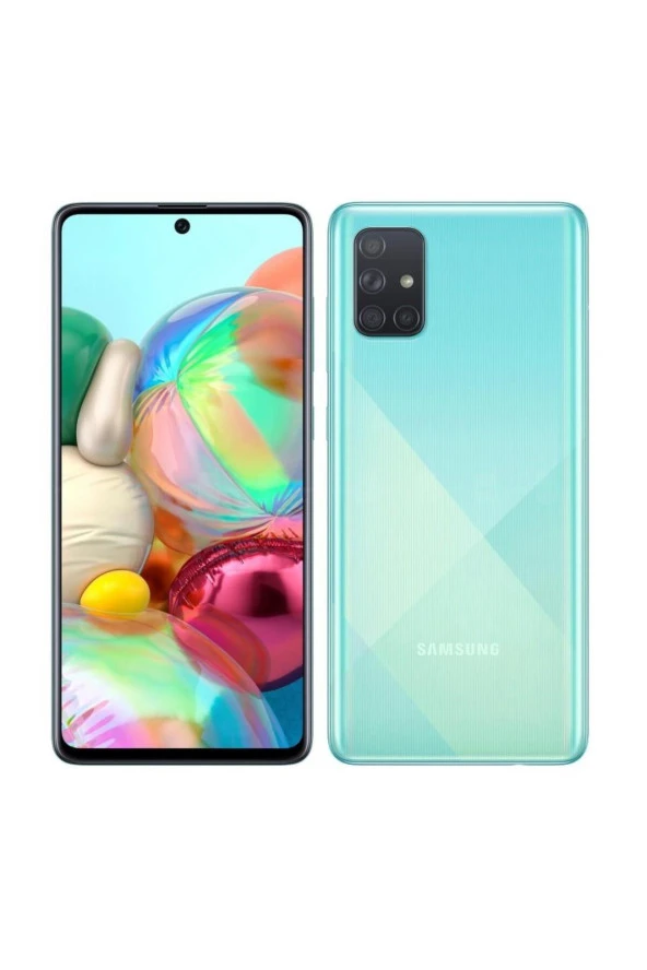 Samsung Galaxy A71 128 GB Yeşil 8 GB Ram (SM-A715F) YENİLENMİŞ ÜRÜN (Sıfır Gibi) A KALİTE ürün görseli 1