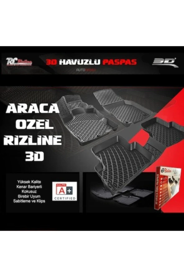 Rizline  3d Araca Özel Paspas Renault Clio 3 ürün görseli 1