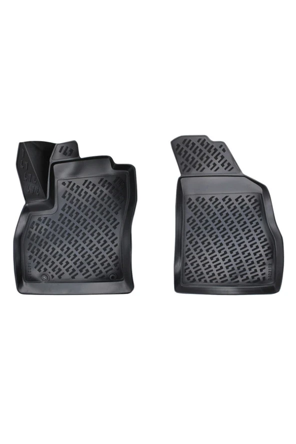 Rizline  Citroen Berlingo Panelvan (2 Parça) 1998-2008 Için 3d Siyah Havuzlu Paspas ürün görseli 1