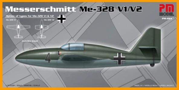 Messerschemitt Me-328 V1 V2 Pm Model Savaş Uçağı Demonte Plastik Maketi ürün görseli 1