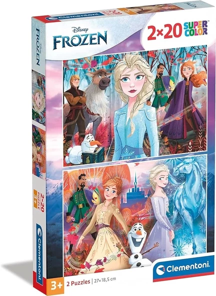 Clementoni 24759 Yapboz Disney Frozen 2, 2x20 Parça ürün görseli 1