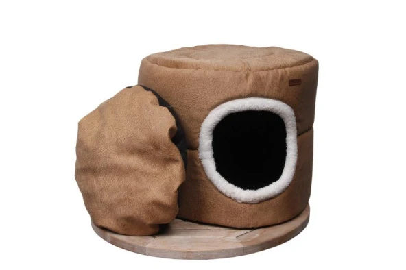 Chester Roll Yıkanabilir Yuva 45*40CM Kahve ürün görseli 1