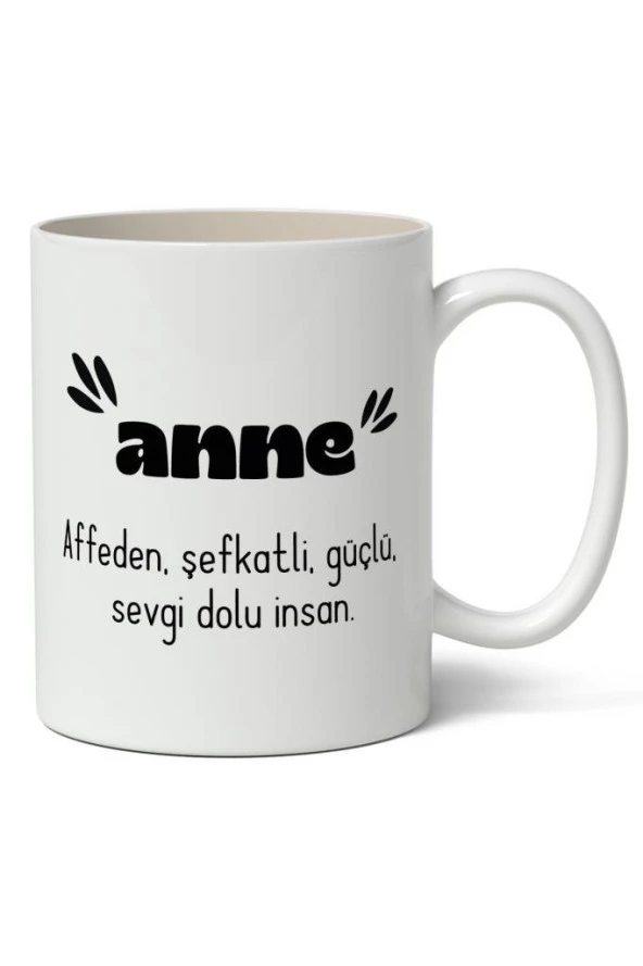 Anne Sevgi Dolu İnsan Baskılı Kupa Bardak Baskılı Kahve Kupa Bardak ürün görseli 1