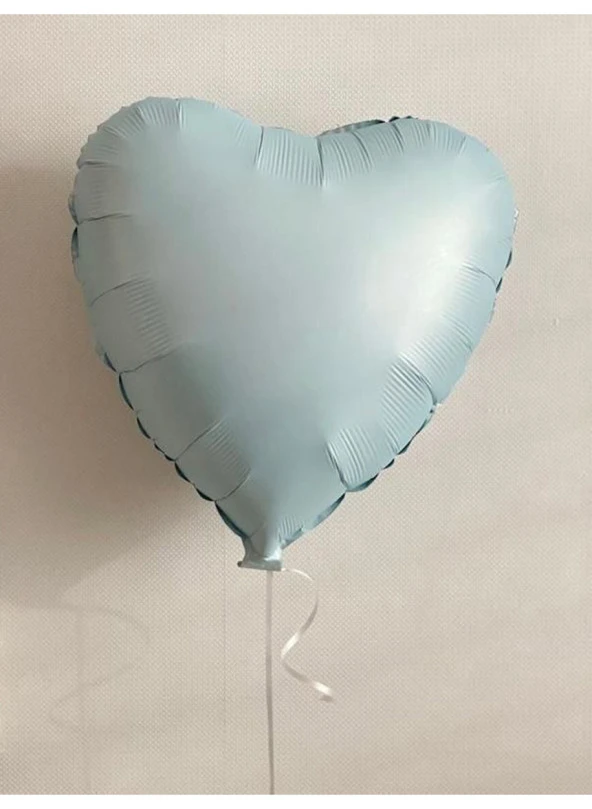 Saten Kalp Açık Mavi 18 inç Folyo Balon 1 Adet ürün görseli 1
