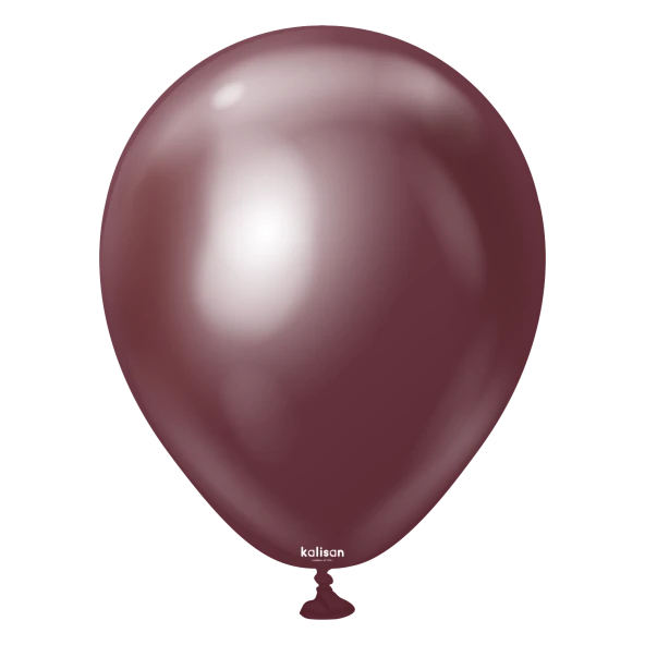 6 inç Krom Bordo Lateks Balon 10 Adet ürün görseli 1