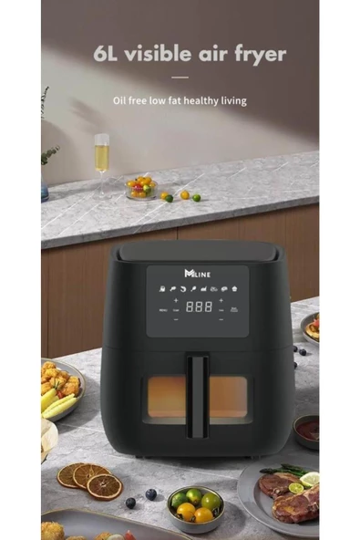 Mİ LİNE 6 lt Airfryer Dijital Dokunmatik Ekran Fritöz ürün görseli 1
