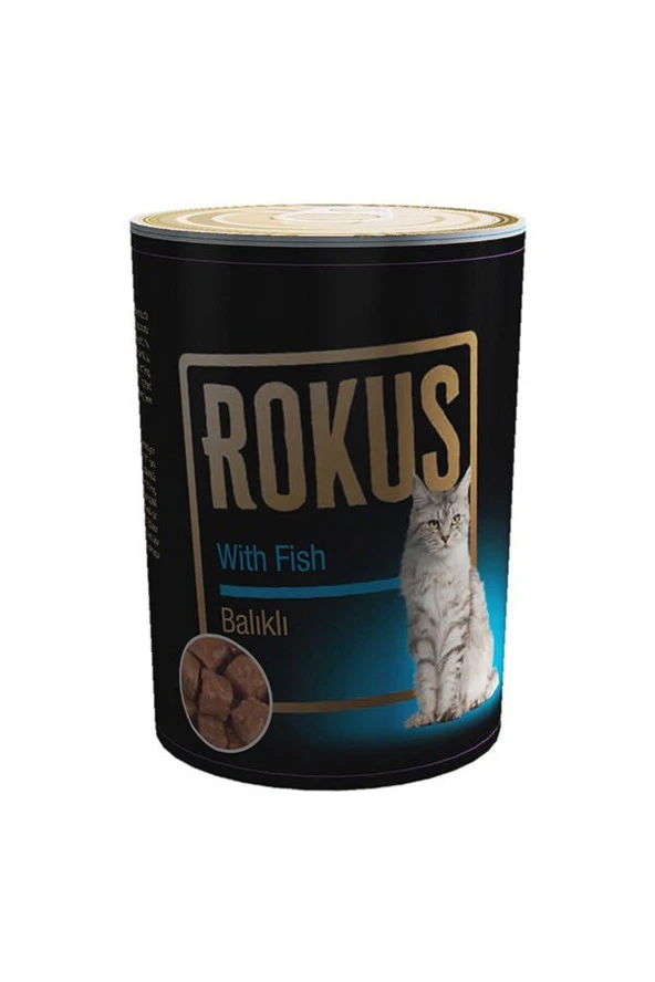 Rokus Balıklı Kedi Konserve Mama 410 gr ürün görseli 1