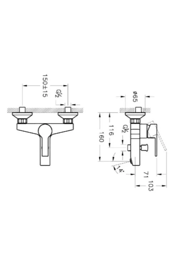 Artema A42535 Fold S Banyo Bataryası - Resim 2