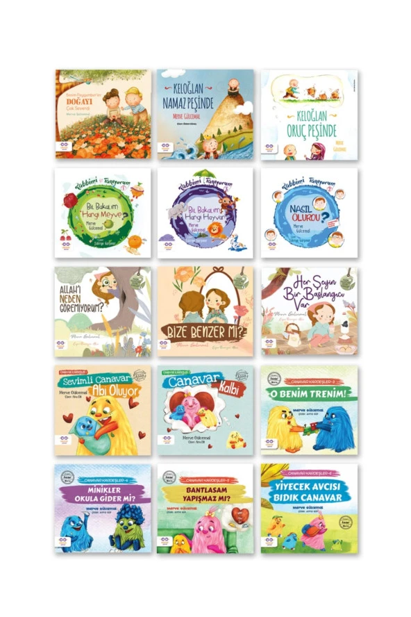 Merve Gülcemal Okul Öncesi 15 Kitap Set ürün görseli 1