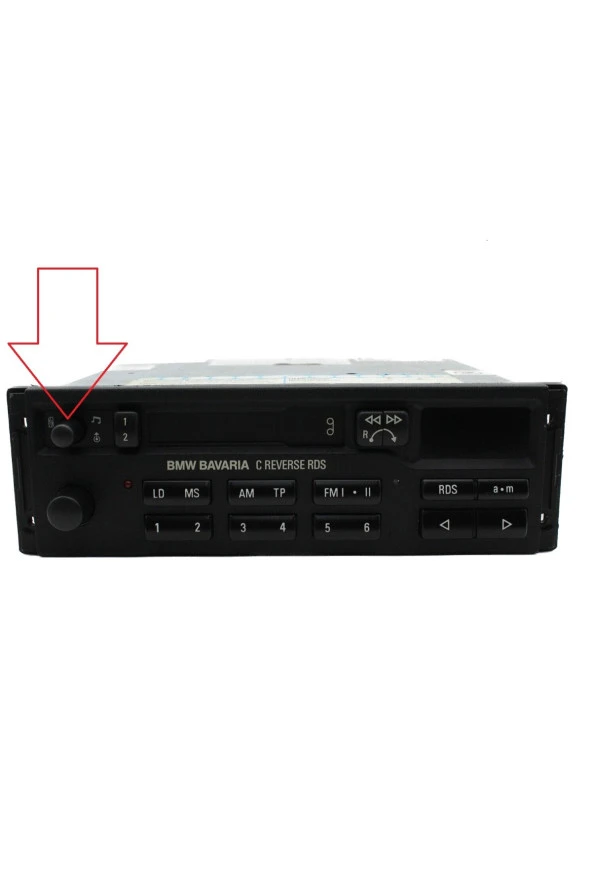 BMW 3 Reverse Rds Radyo Düğmesi Uzun Tip 1990-2000 - Resim 2
