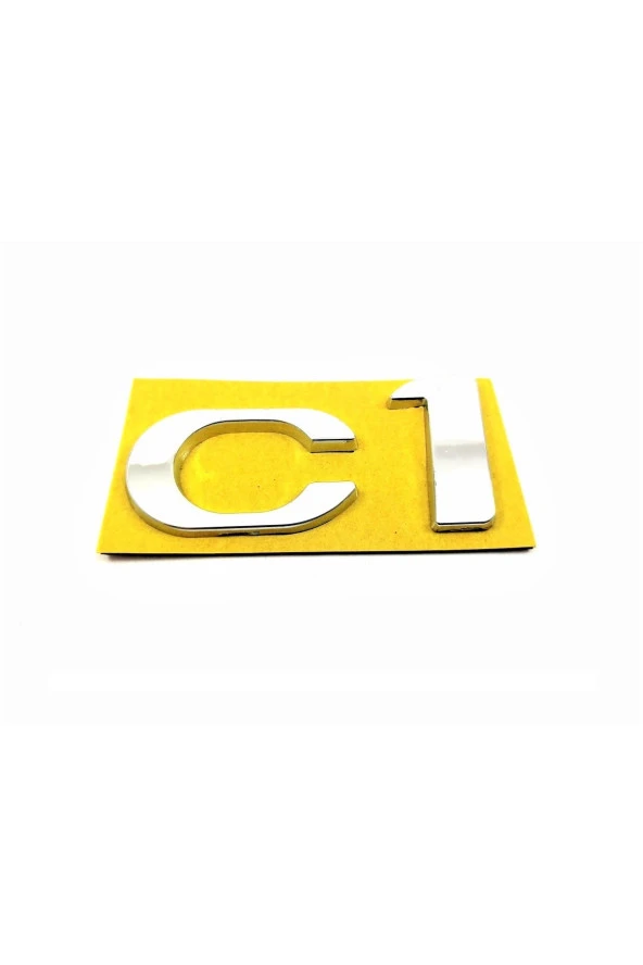 CITROEN C1 Bagaj Yazısı 65mm-35mm ürün görseli 1
