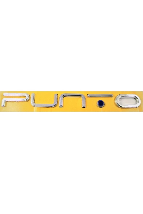 FIAT Punto Bagaj Yazısı Mavi 195mm-20mm 2014 üstü 51934541 ürün görseli 1