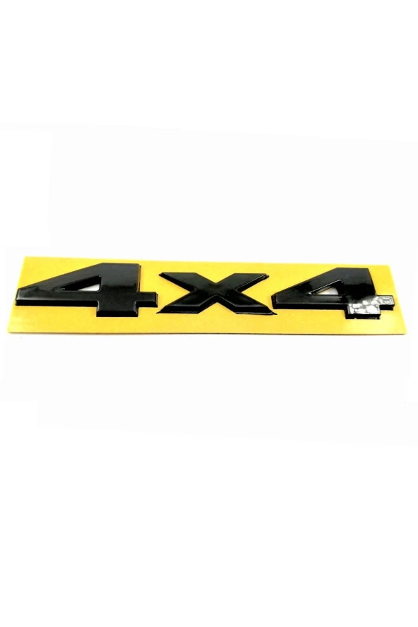 UNIVERSAL 4x4 Bagaj Yazısı Siyah 145mm-22mm ürün görseli 1