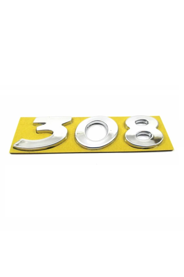 PEUGEOT 308 Bagaj Yazısı 105mm-30mm ürün görseli 1