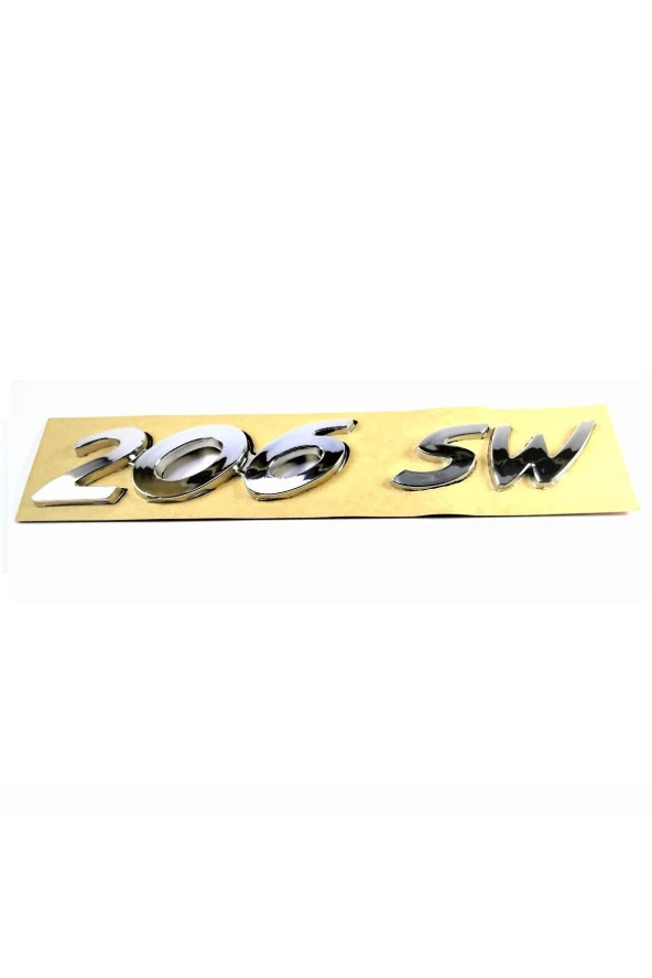PEUGEOT 206 SW Bagaj Yazısı 165mm-25mm ürün görseli 1