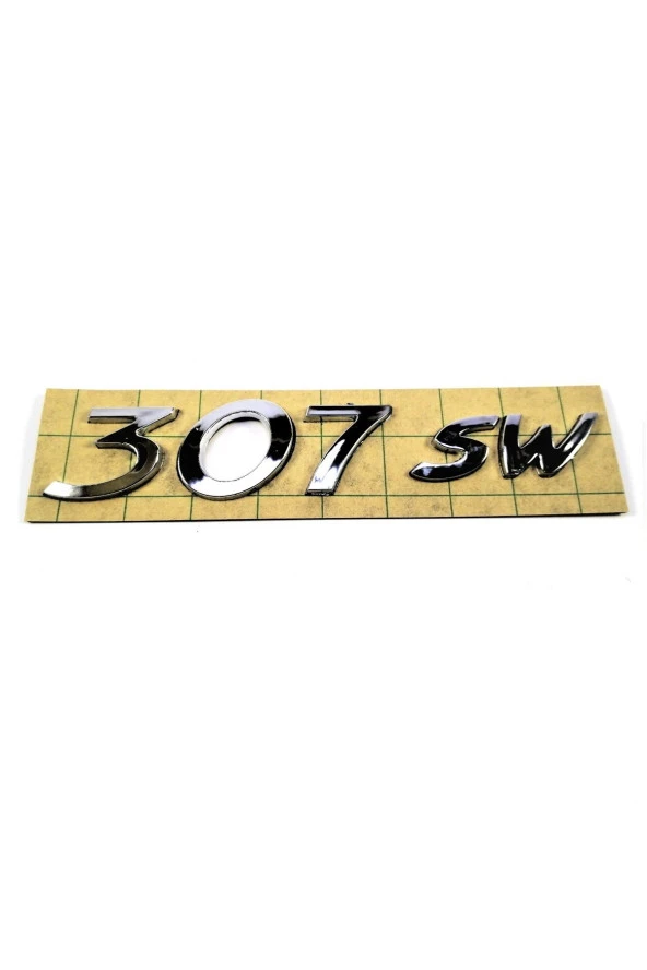 PEUGEOT 307sw Bagaj Yazısı 175mm-30mm ürün görseli 1