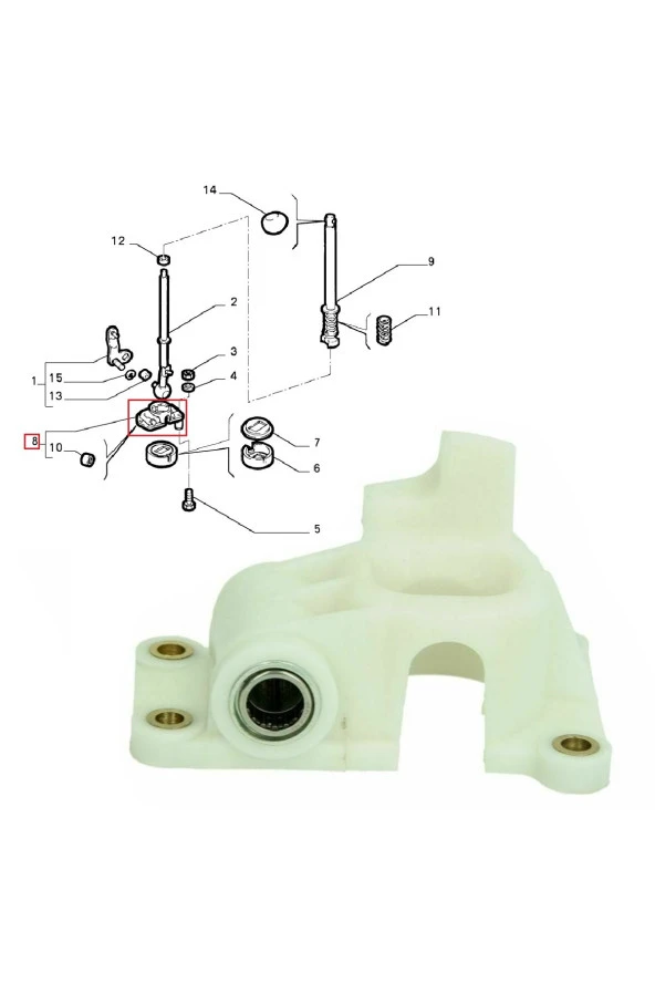 FIAT Palio Vites Kol Burcu C-513 Şanzıman 1997-2008 7085737 ürün görseli 1