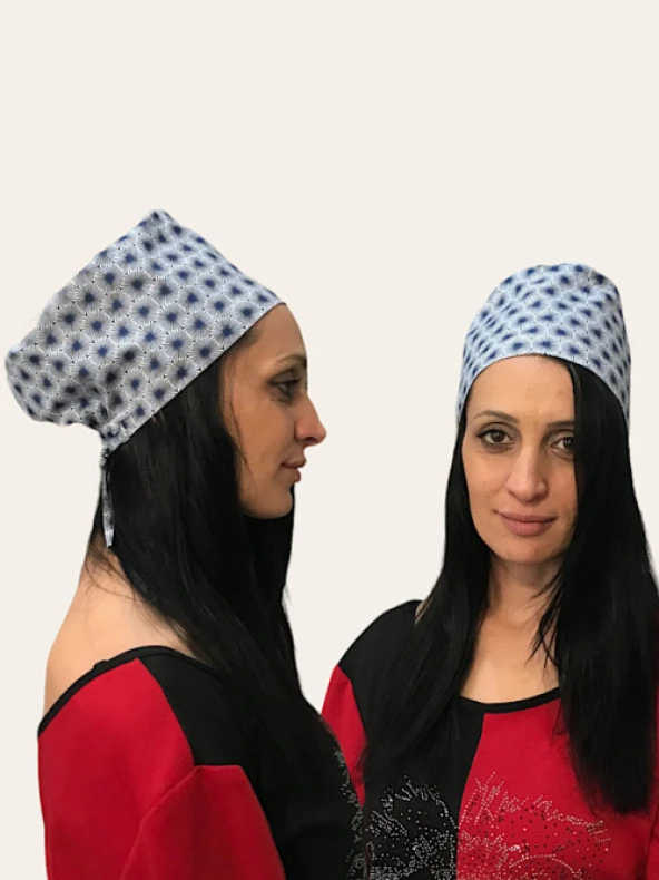 Cerrahi Bone Lastikli Ve Bagcıklıdır Hastane Bonesi ürün görseli 1