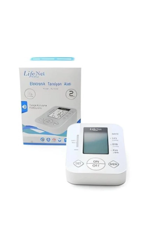 Life Net Yeni Versiyon Kol Tipi Türkçe Konuşma Fonksiyonlu Elektronik Tansiyon Aleti Jn-163D ürün görseli 1