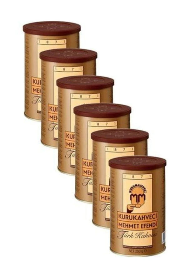 Türk Kahvesi 250 Gr Teneke X 6 Adet ürün görseli 1