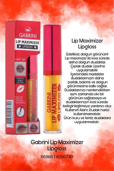 Gabrini Lıp Maxımızer Lıpgloss ürün görseli 1