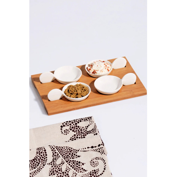 Kitchen World 4'Lü Bambu Standlı ürün görseli 1