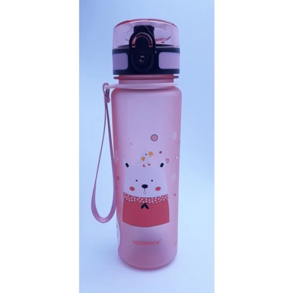 Uzspace Tritan 500 ml (Glow Pink-Snow Man) Matara 3026-5 ürün görseli 1