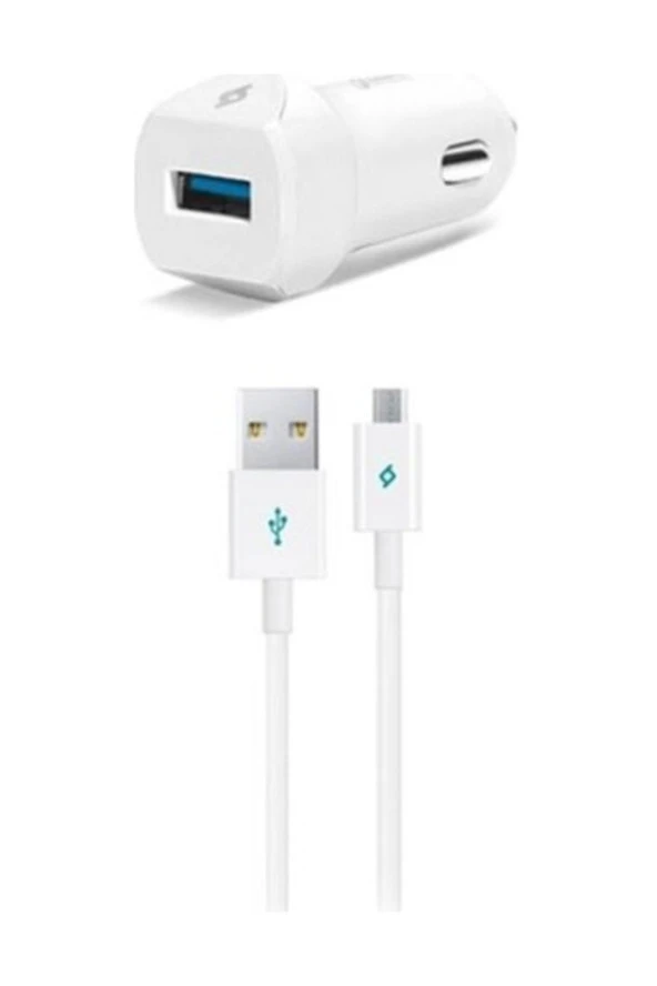 Ttec SpeedCharger QC 3.0 Araç Şarj Aleti + Micro USB Kablo ürün görseli 1